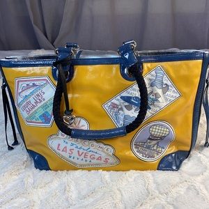 Brighton Fashionista First Class Blue Gold Travel